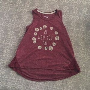 Maroon tank top